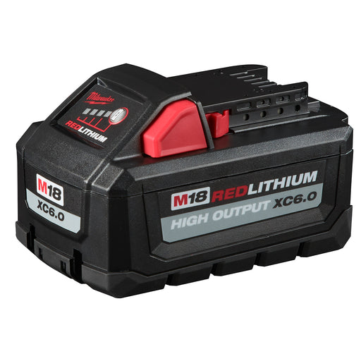 M18™ REDLITHIUM™ HIGH OUTPUT™ XC6.0 Battery on a white background.