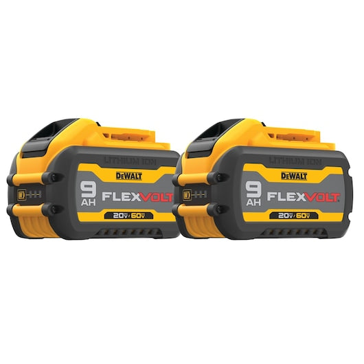 FLEXVOLT® 20V/60V MAX* 9Ah Battery (2 Pk)