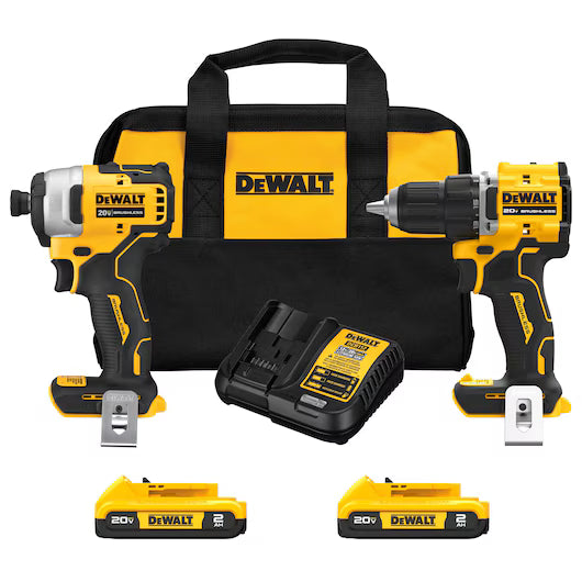 ATOMIC™ 20V MAX* Brushless Compact Drill/Driver and Impact Driver Combo Kit