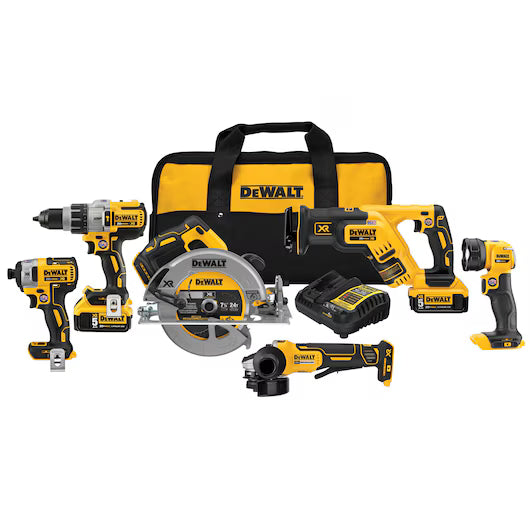 20V MAX* XR® Brushless Cordless 6-Tool Combo Kit