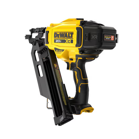 20V MAX* XR® Brushless Cordless 30° Paper Collated Framing Nailer (Tool Only)
