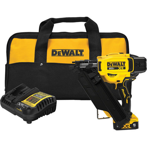 20V MAX* XR® Brushless Cordless 30° Paper Tape Framing Nailer Kit