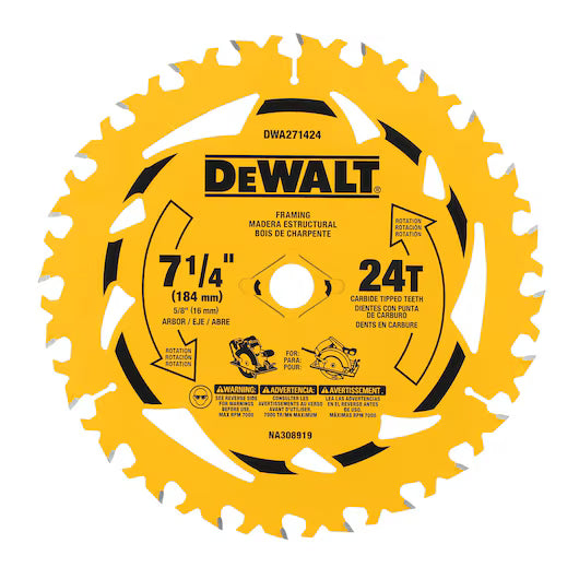 7-1/4 in. 24T Circular Saw Blade