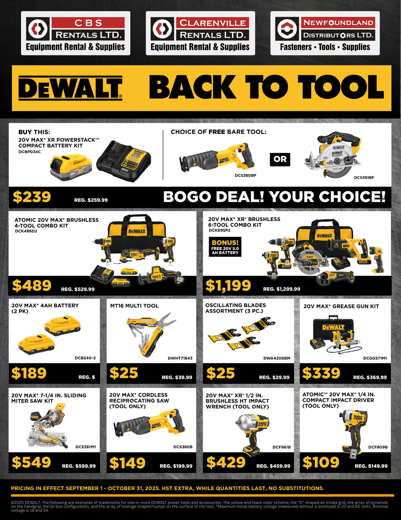 DeWalt Back to Tool