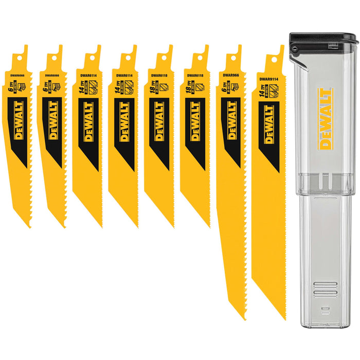 8 Piece Recip Blade Kit with Case