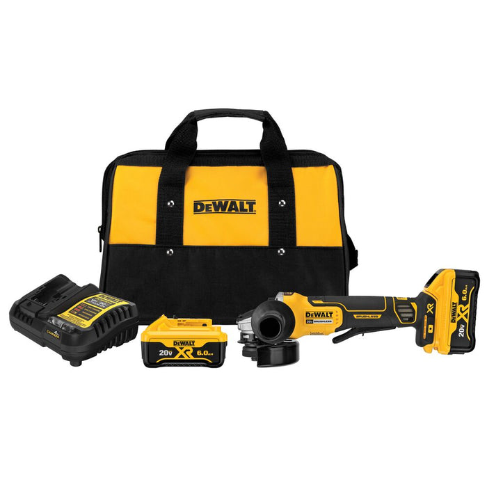 20V MAX* XR® 4-1/2 in. Paddle Switch Small Angle Grinder Kit with KICKBACK BRAKE™