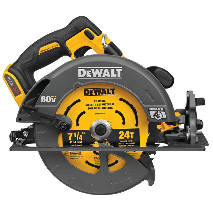 60V MAX* 7-1/4 in. Brushless Circular Saw With Electronic Brake (Tool Only)