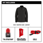M12™ Heated AXIS™ Women's Jacket Kit - Black - Newfoundland Distributors Ltd.