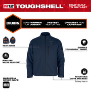 M12™ Heated TOUGHSHELL™ Jacket Kit - Blue - Newfoundland Distributors Ltd.