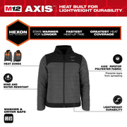 M12™ Heated AXIS™ Jacket Kit - Gray - Newfoundland Distributors Ltd.