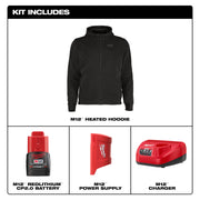 M12™ Heated Men's Hoodie Kit - Black - Newfoundland Distributors Ltd.