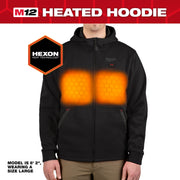 M12™ Heated Men's Hoodie Kit - Black - Newfoundland Distributors Ltd.